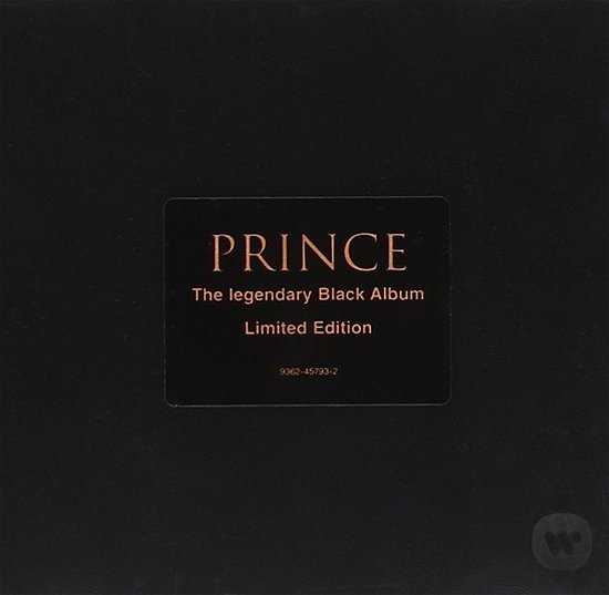 Cover for Prince · Black Album (CD) [Limited edition] (2017)