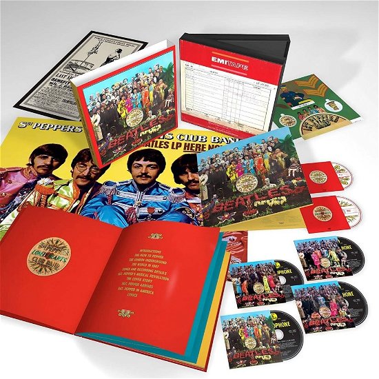 Cover for The Beatles · Sgt. Pepper’s Lonely Hearts Club Band (CD/Blu-ray/DVD) [50th Anniversary Box edition] (2017)