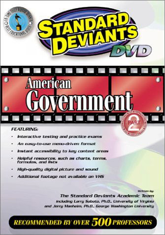 Cover for Standard Deviants: American Government 2 (DVD) (2001)