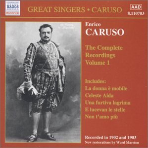 Complete Recordings Vol. 1 - Enrico Caruso - Música - CLASSICAL - 0636943170328 - 16 de noviembre de 2000