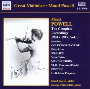Complete Recordings of Maud Powell 3 - Powell / Tenaglia / Leclair / Handel / Beethoven - Musikk - Naxos Historical - 0636943196328 - 19. februar 2002
