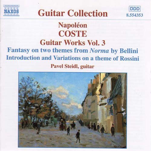 Guitar Works 3 - Coste / Steidl - Music - NAXOS - 0636943435328 - May 16, 2000
