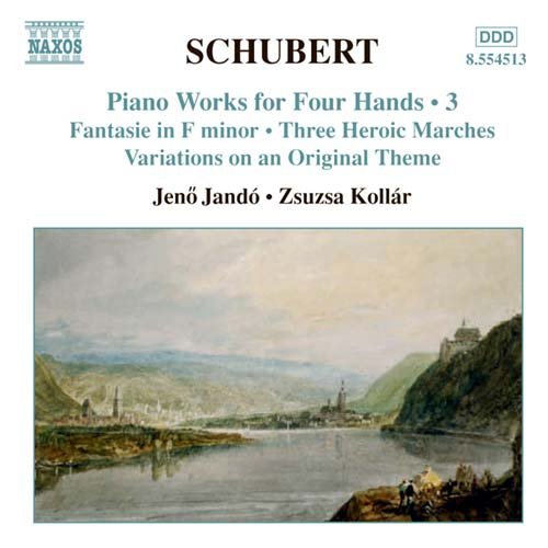 4 Hands Piano Music - Franz Schubert - Musikk - NAXOS - 0636943451328 - 2. februar 2004