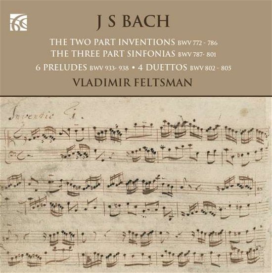 Cover for Bach,j.s. / Feltsman · Johann Sebastian Bach: Works for Piano (CD) (2017)