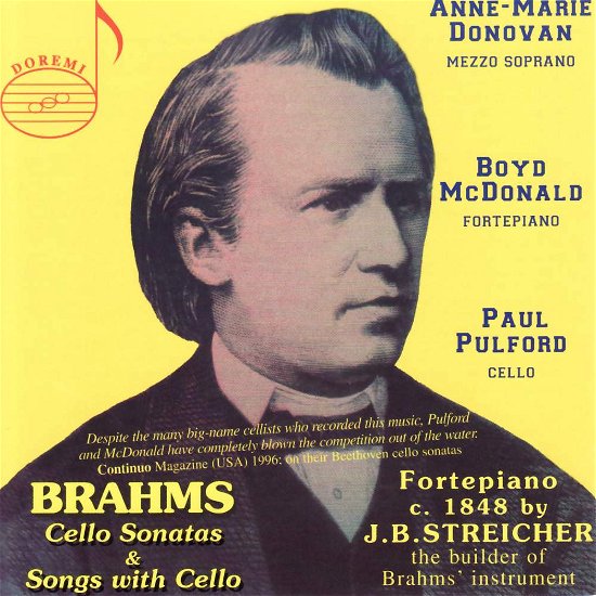 Cover for Tbc-Johannes Brahms · Brahms / Cello Sonatas And Songs (CD) (2006)