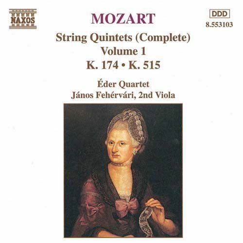 Cover for Mozart / Eder Quartet / Fehervari · String Quartets 1 (CD) (1994)