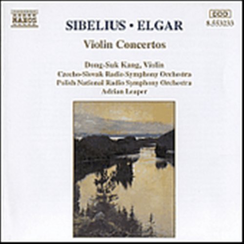 Cover for Sibelius / Elgar / Leaper / Kang · Violin Concertos (CD) (1996)