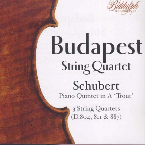 Budapest String Quartet Plays - Budapest String Quartet / Schu - Music -  - 0744718022328 - September 1, 2017