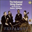 Cover for Hollywood String Quartet · Piano Quartets Testament Klassisk (CD) (2000)