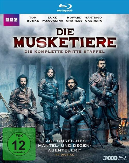 Cover for Pasqualino,luke / Charles,howard / Cabrera,santiago/+ · Die Musketiere-die Kompl.dritte Staffel (Blu-ray) (2016)