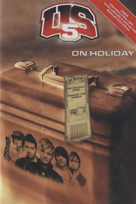 Cover for Us5 · Us5 on Holiday (MDVD) (2008)