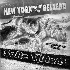 Cover for Sore Throat | New York Against · Split (CD) (2009)