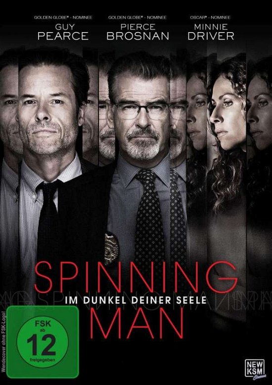 Cover for Pierce Brosnan / Guy Pearce / Minnie Driver · Spinning Man - Im Dunkel deiner Seele (DVD) (2019)