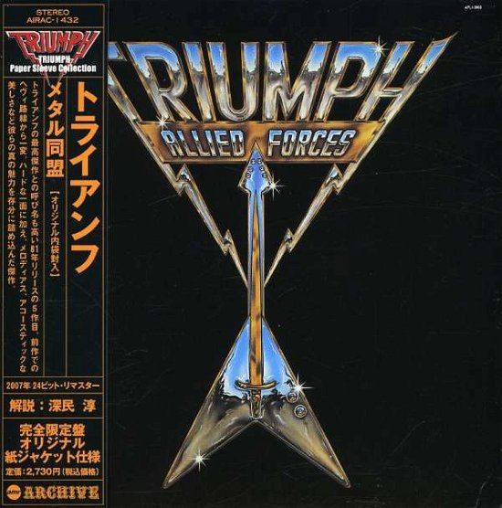 Cover for Triumph · Allied Forces &lt;limited&gt; (CD) [Japan Import edition] (2012)
