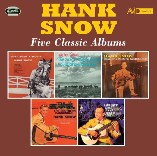 Five Classic Albums - Hank Snow - Musik - AVID - 5022810339328 - 4. juni 2021