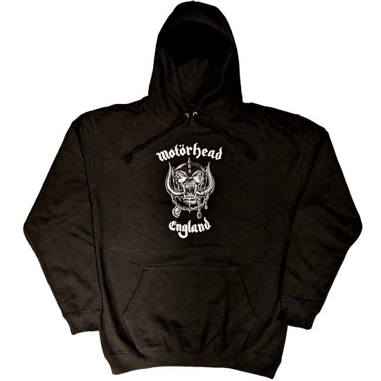 Motorhead Unisex Pullover Hoodie: England - Motörhead - Koopwaar - Global - Apparel - 5055295347328 - 