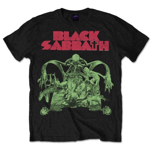 Black Sabbath Unisex T-Shirt: Sabbath Cut-out - Black Sabbath - Mercancía - ROFF - 5055295376328 - 13 de enero de 2015