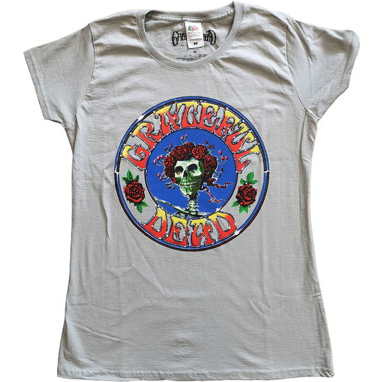 Grateful Dead Ladies Tee: Bertha Circle Vintage Wash - Grateful Dead - Merchandise -  - 5056368680328 - June 22, 2021