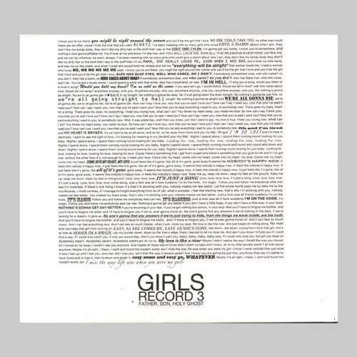 Cover for Girls · Records 3-father Son Holy Ghost (CD) (2012)