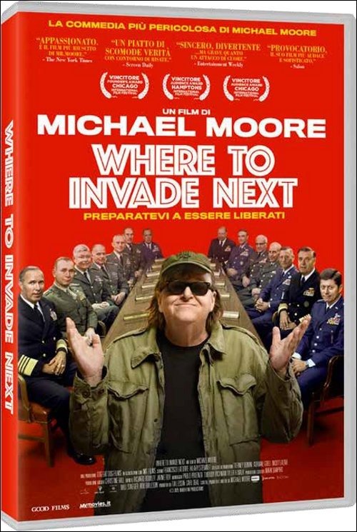Cover for Where to Invade Next? (DVD) (2016)