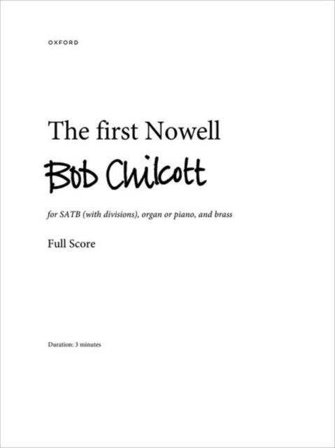 The first Nowell -  - Books - Oxford University Press - 9780193574328 - September 5, 2024