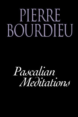 Pascalian Meditations - Pierre Bourdieu - Libros - Stanford University Press - 9780804733328 - 1 de febrero de 2000