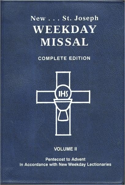 Cover for Catholic Book Publishing Co · Sd Saint Joseph Weekday Missal Vol 2 (Hardcover Book) (2012)