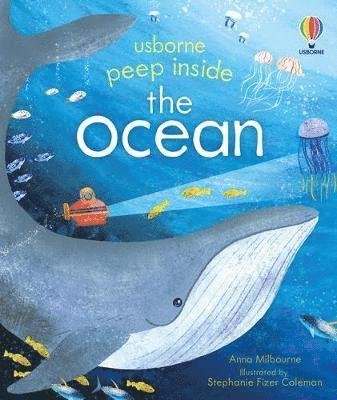 Cover for Anna Milbourne · Peep Inside the Deep Ocean - Peep Inside (Board book) (2023)