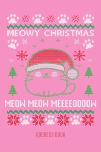 Cover for Zestya Address books · Meowy Christmas (Paperback Book) (2019)