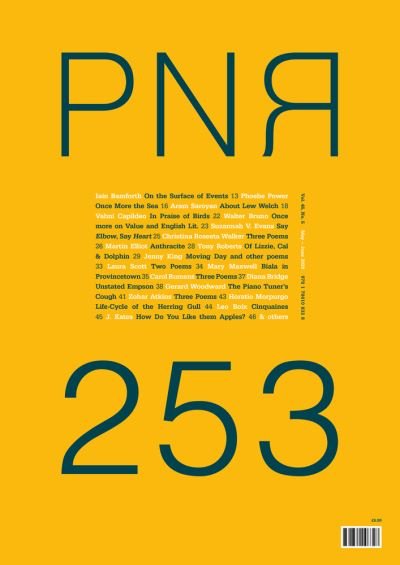 Pn Review 253 - Schmidt - Bøger - Carcanet Press, Limited - 9781784108328 - 6. august 2020