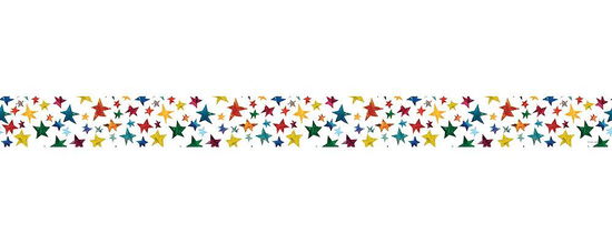 Cover for Carson-dellosa Publishing · The World of Eric Carle Sparkling Stars Straight Borders (Paperback Book) (2010)