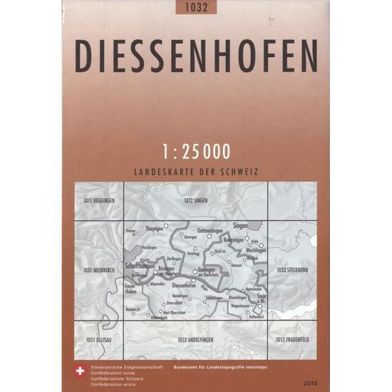 Cover for Switzerland Swisstopo · Diessenhofen 2016 (Map) (2021)