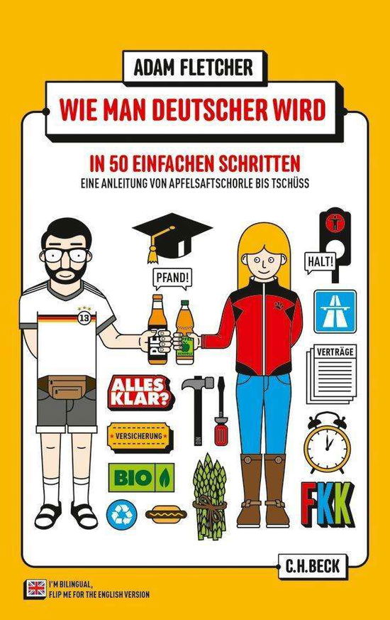 Cover for Adam Fletcher · Wie man Deutscher wird in 50 einfachen Schritten / How to be German in 50 (Paperback Book) (2014)