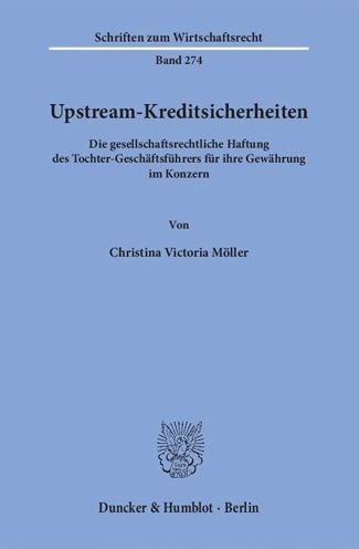 Cover for Möller · Upstream-Kreditsicherheiten. (Book) (2015)