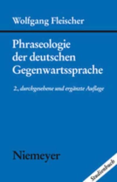 Cover for Wolfgang Fleischer · Phraseologie der deutschen Gegenwartssprache. (Paperback Book) (1997)