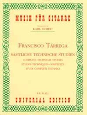 Cover for Francisco Tárrega · Complete Technical Studies (Bok) (2013)