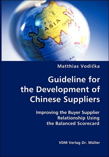 Cover for Matthias Vodicka · Guideline for the Development of Chinese Suppliers (Pocketbok) (2007)