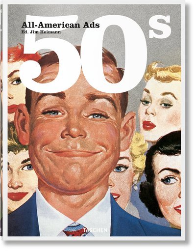 Cover for All-American Ads of the 50s (Hardcover Book) [Multilingual edition] (2018)