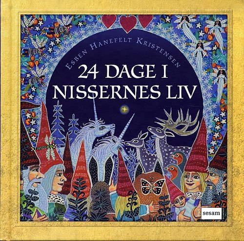 Cover for Esben Hanefelt Kristensen · 24 dage i nissernes liv (Inbunden Bok) [1:a utgåva] (2005)