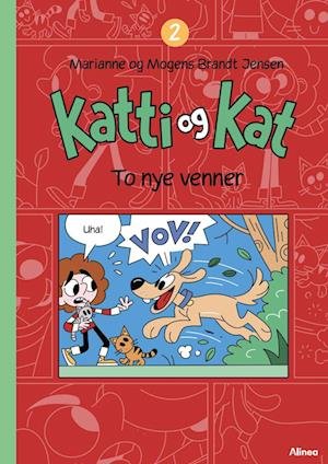Cover for Marianne Brandt Jensen; Mogens Brandt Jensen · Læseklub: Katti og Kat 2 - To nye venner, Grøn Læseklub (Bound Book) [1st edition] (2023)