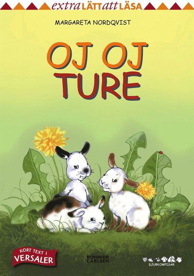 Cover for Margareta Nordqvist · Djurkompisar: Oj oj Ture (ePUB) (2016)