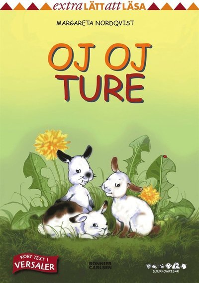 Cover for Margareta Nordqvist · Djurkompisar: Oj oj Ture (ePUB) (2016)