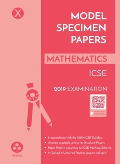 Cover for Oswal Publishers · Model Specimen Papers for Mathematics (Paperback Book) (2018)