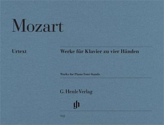 Cover for Mozart · Werke.Klav.4 Hdn.Jost.rev.HN932 (Bok) (2018)