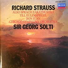 Cover for Chicago Symphony Orchestra / Solti Sir Georg · Also Sprach Zarathustra, Op. 30 / Till Eulenspiegels Lustige Streiche, Op. 28 / (CD) (1984)