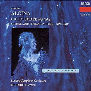 Alcina (Complete) / Julius Ceasar (Highlights) - Handel / Sutherland / Berganza / Lso / Bonynge - Musiikki - DECCA - 0028943372329 - torstai 1. lokakuuta 1992