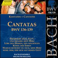 Cover for Bach / Gachinger Kantorei / Rilling · Sacred Cantatas Bwv 136-139 (CD) (2000)