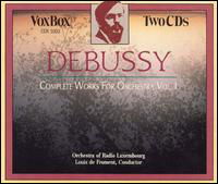 Orchestral Works 1 - Debussy / De Froment / Radio Luxemborg Orchestra - Musiikki - VoxBox - 0047163500329 - keskiviikko 4. marraskuuta 1992