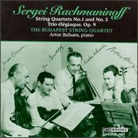 Cover for Rachmaninoff / Balsam / Budapest String · String Quartets (CD) (1996)
