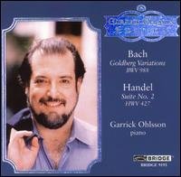 Cover for Bach,j.s. / Handel / Ohlsson · Goldberg Variation (CD) (2006)